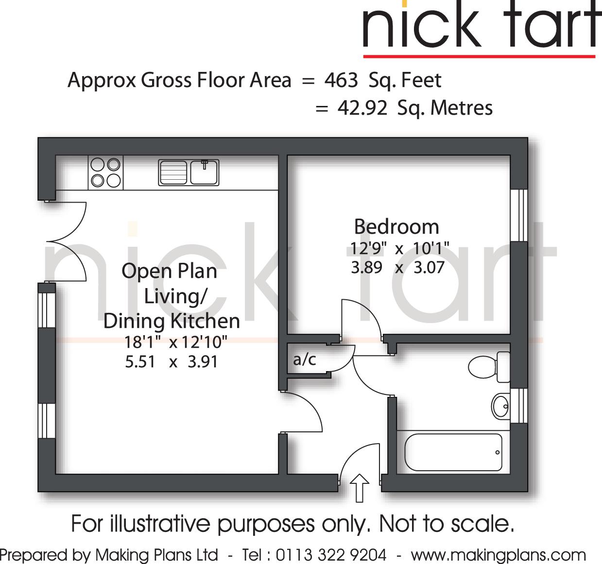 1 Bedrooms Flat for sale in The Woodlands, Calcutts Road, Jackfield, Shropshire. TF8