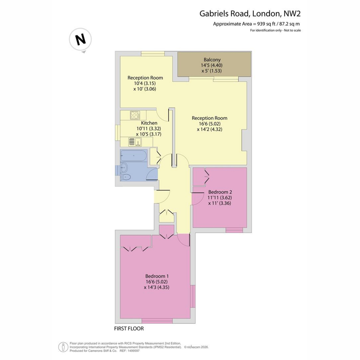 75A, St. Gabriels Road, London floorplan