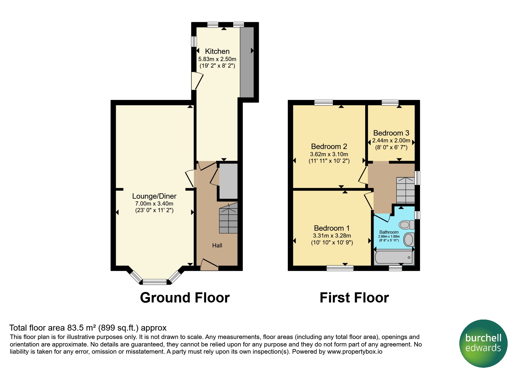 38, Powick Road, BIRMINGHAM floorplan