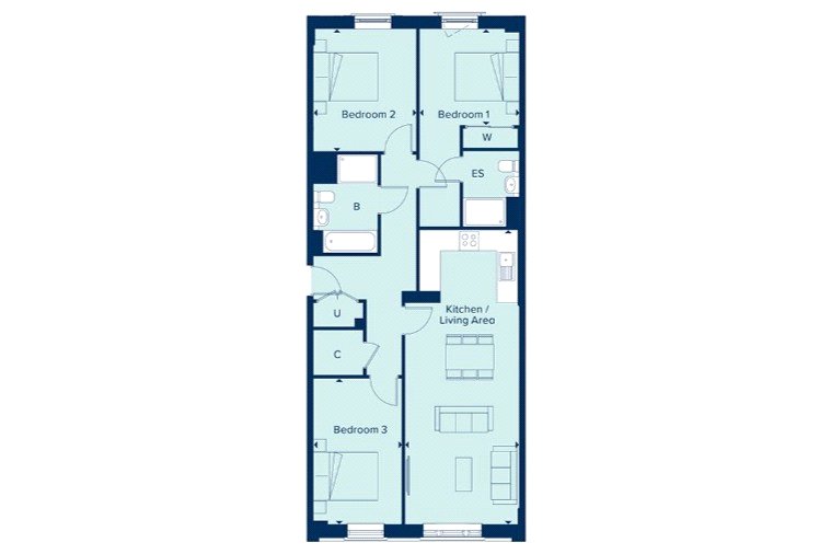 213 - Mitford Court,, Brightwells Yard, Surrey floorplan