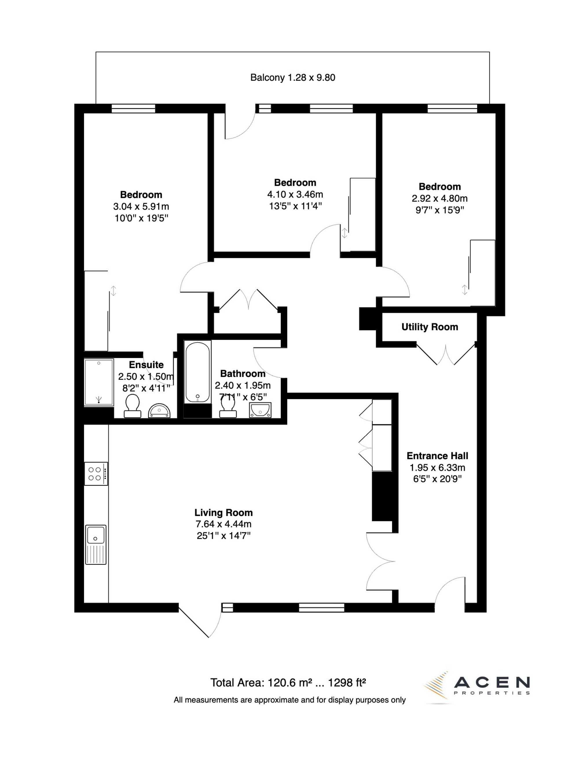 2 Jubilee Place, Bristol floorplan