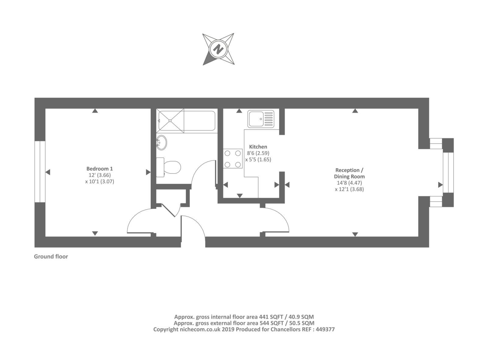 1 Bedrooms Flat for sale in Priors Court, Reading RG1