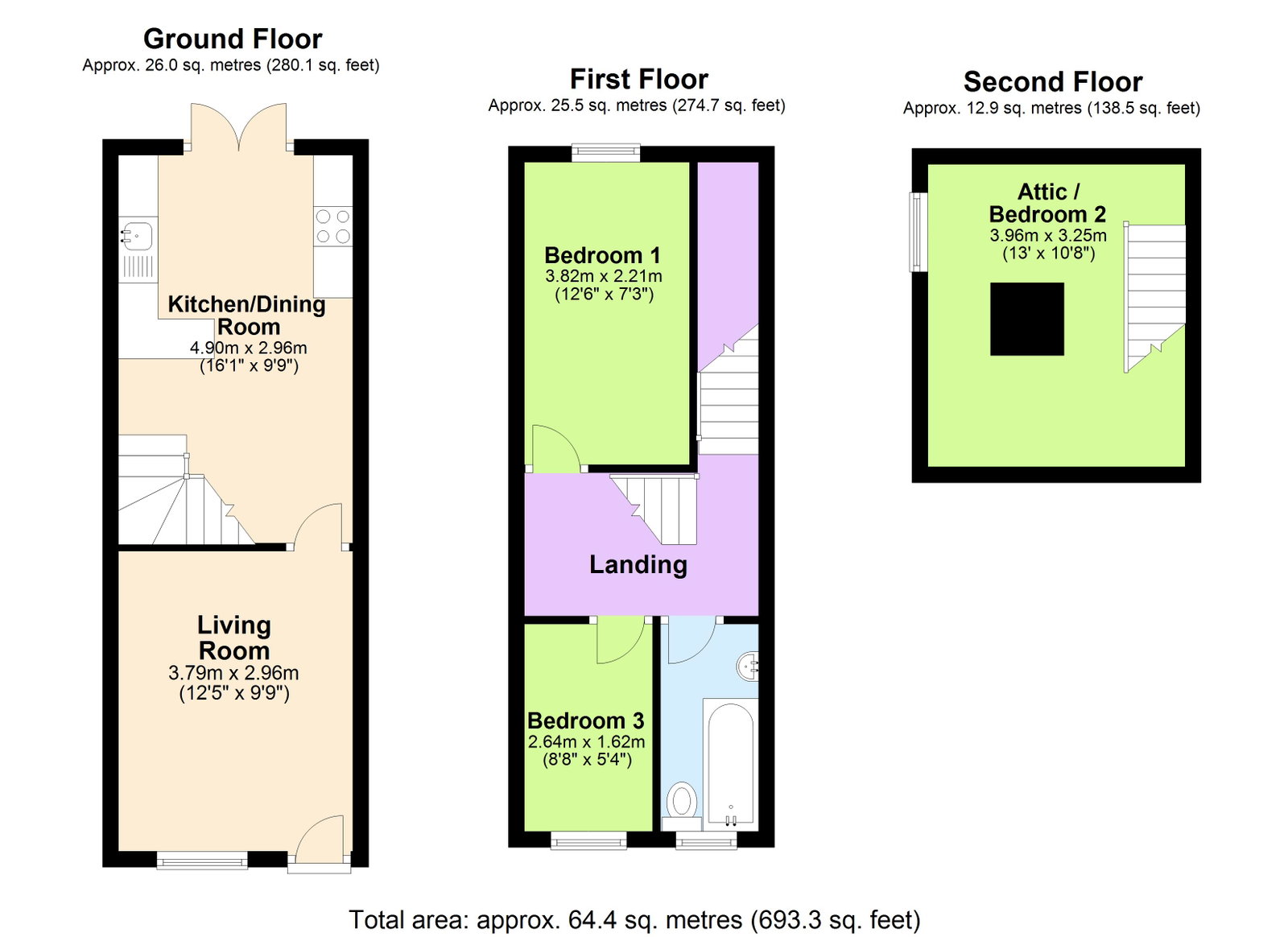 4 Howes Cottage, Talbot Road, Cranbrook floorplan