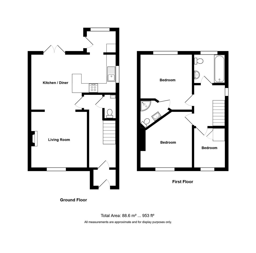 Ferndale, Hobbs Wall, Bath floorplan