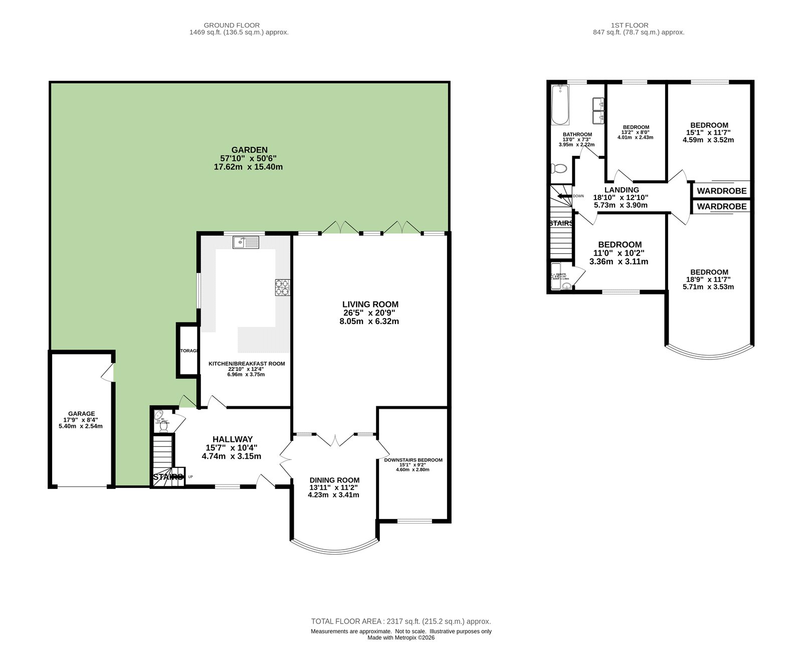 2, Athole Gardens, Enfield floorplan