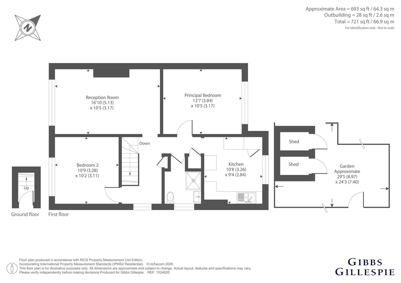 65, Lloyd Court, Middlesex floorplan