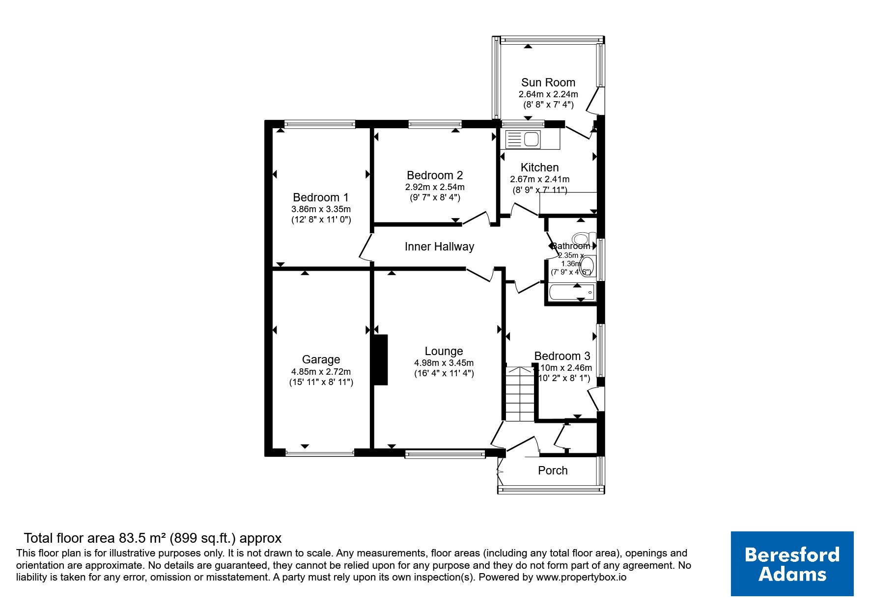 Ffordd Cynan, Gwynedd floorplan