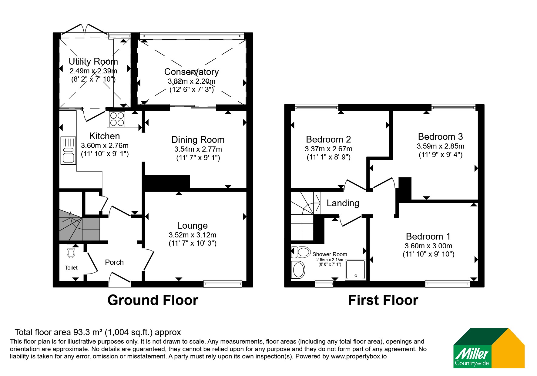 10, Gilbert Close, St. Austell floorplan