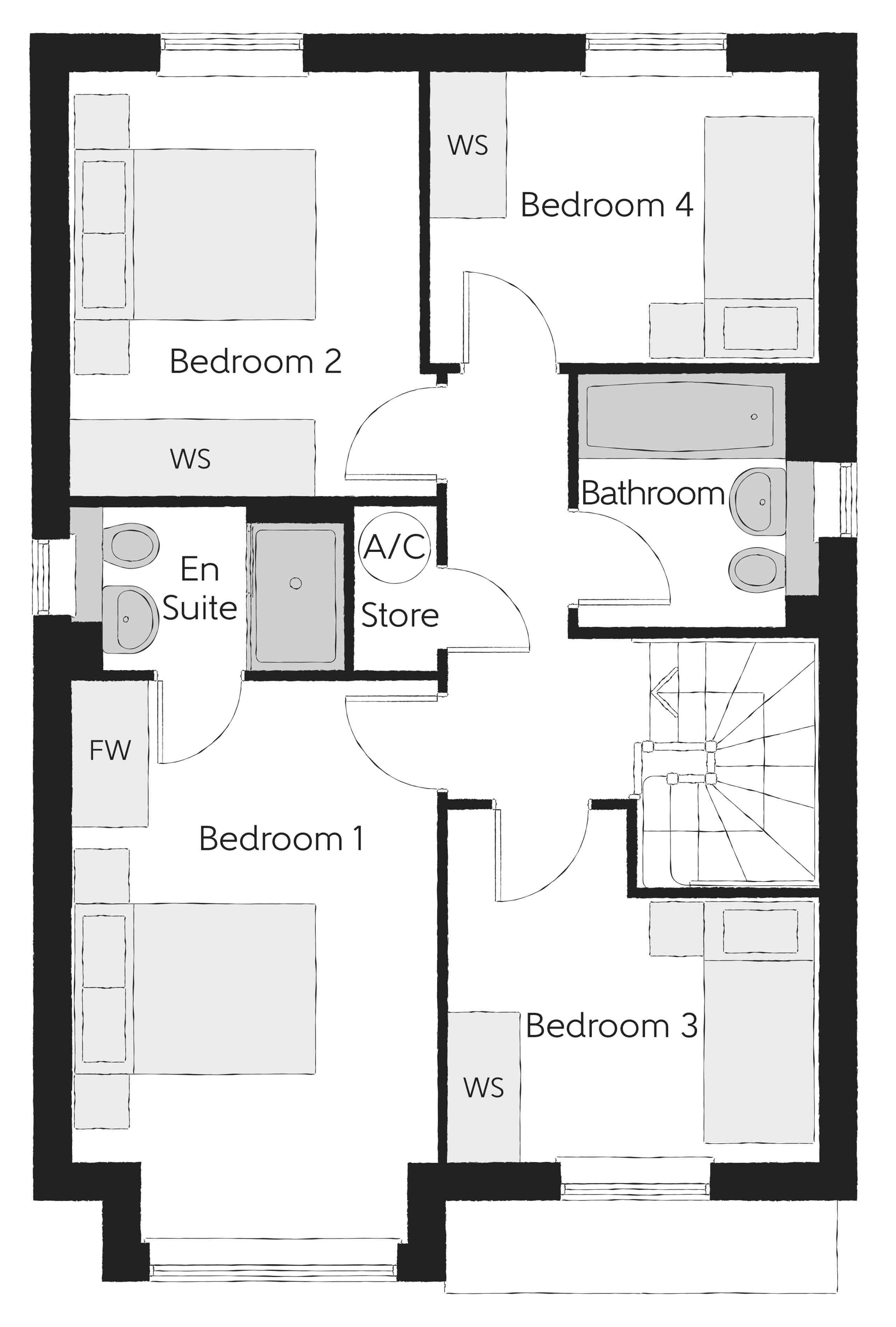 293, Mill Road, Sharnbrook floorplan