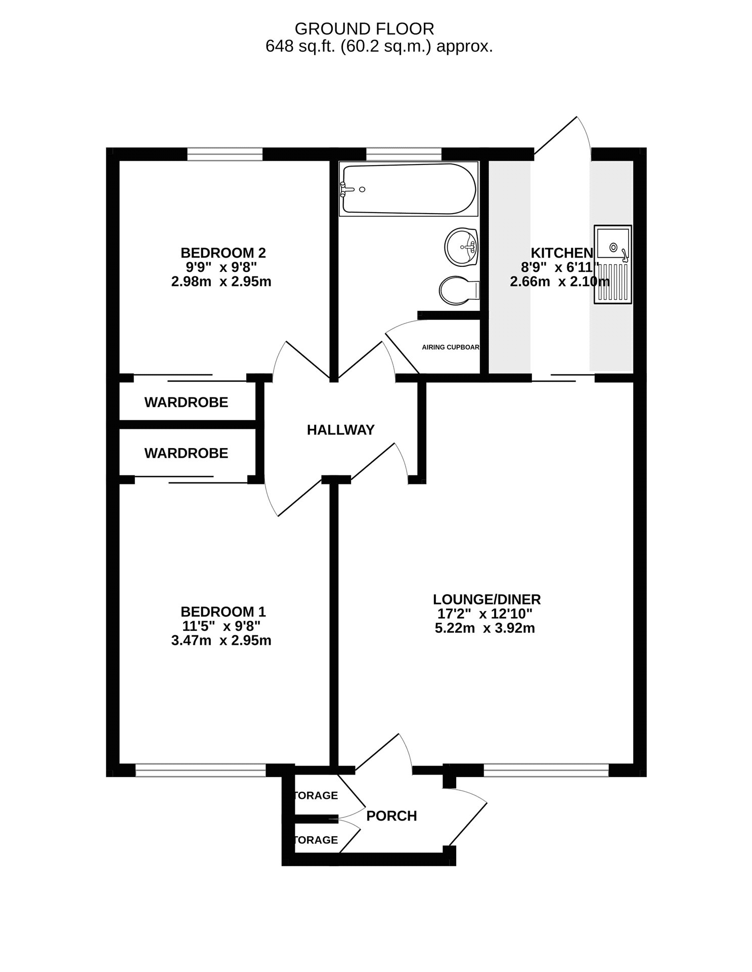 9, Parson Close, Devon floorplan