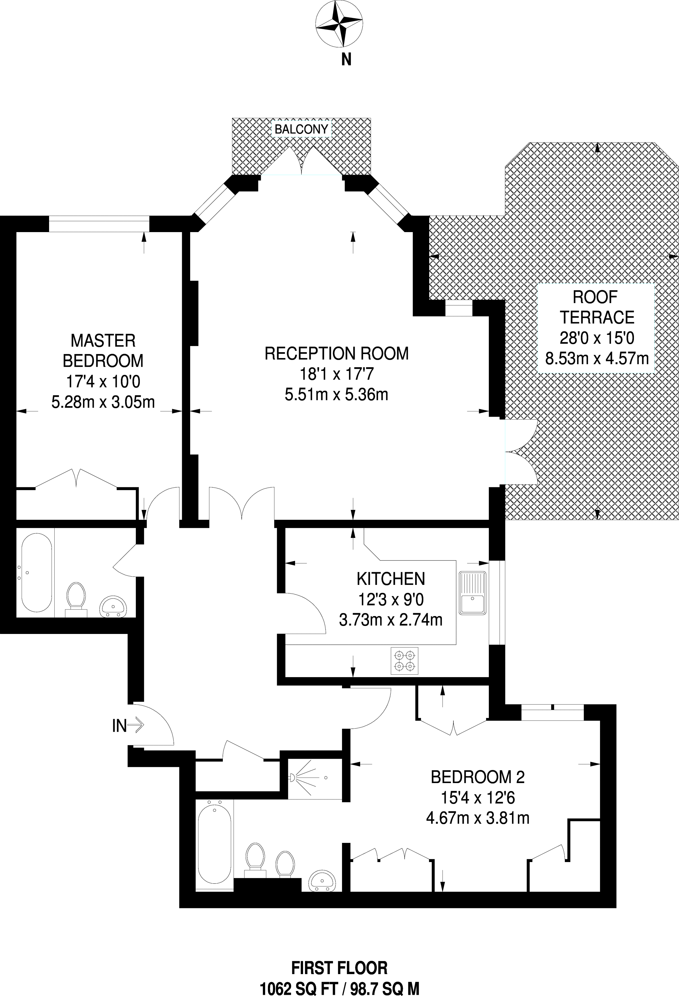 2 Bedrooms Flat for sale in Wimbledon Hill Road, Wimbledon Village SW19