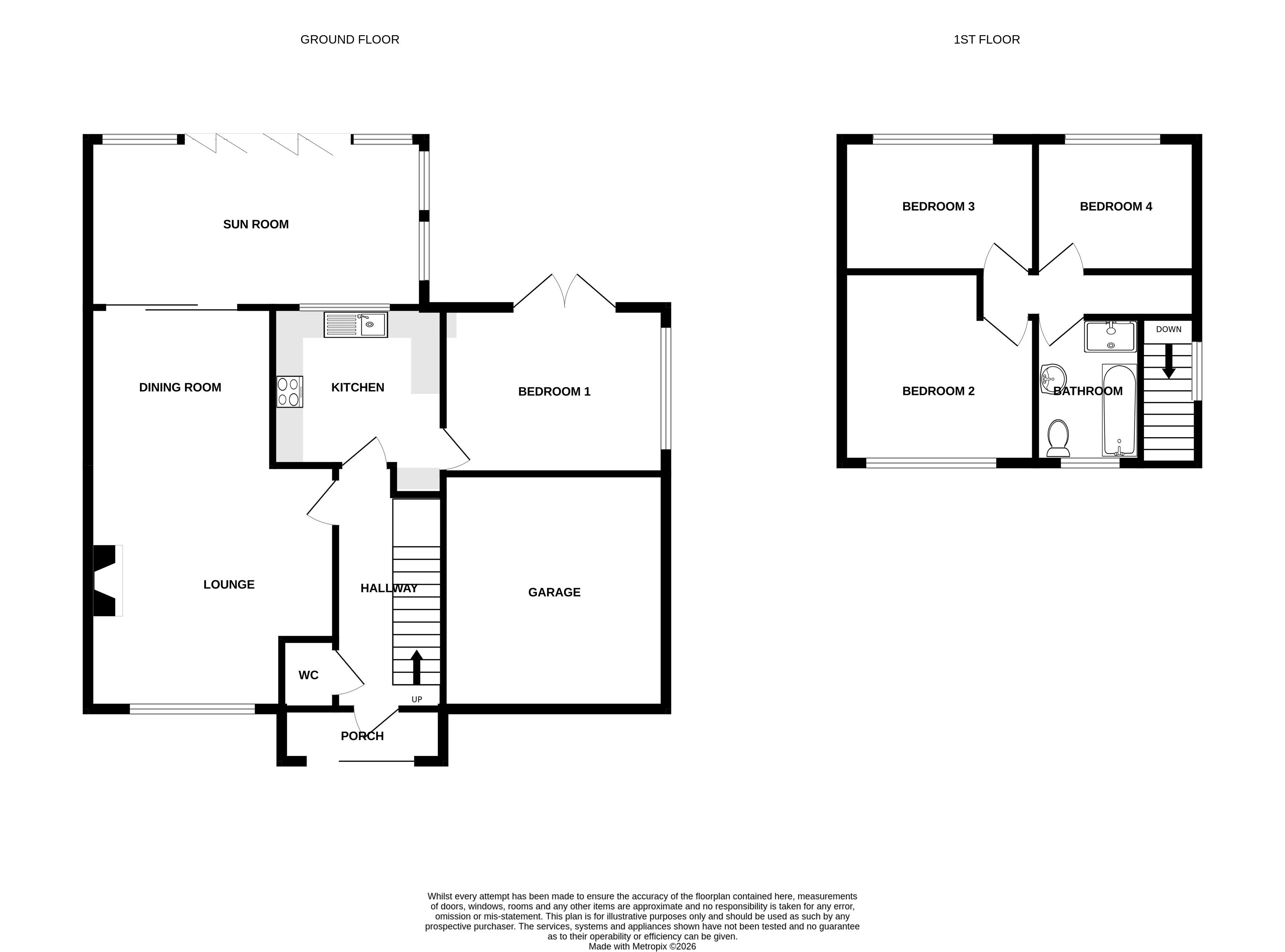 26, Hillcrest, Chelmsford floorplan