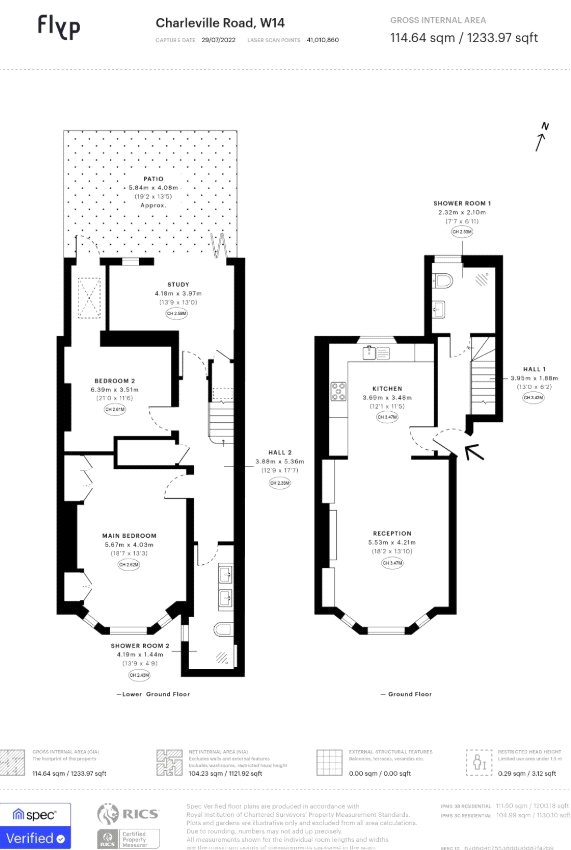 26, Charleville Road, London floorplan
