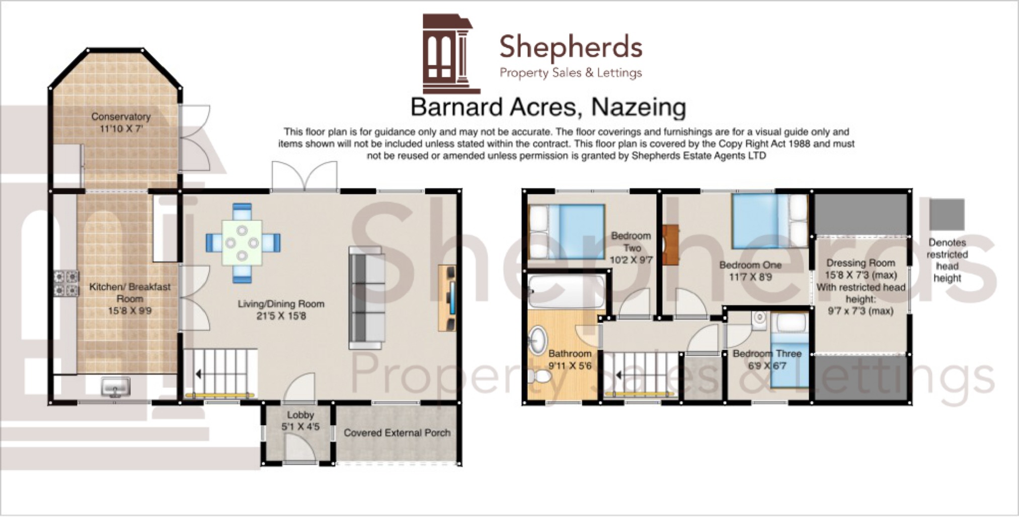 3 Bedrooms Semi-detached house to rent in Barnard Acres, Nazeing, Essex EN9