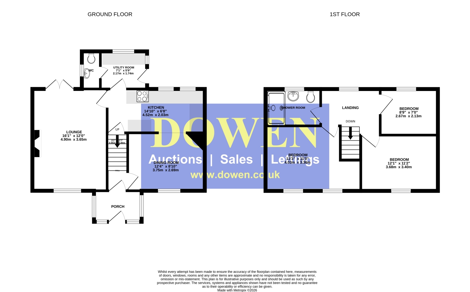 54, Burnett Crescent, Durham floorplan