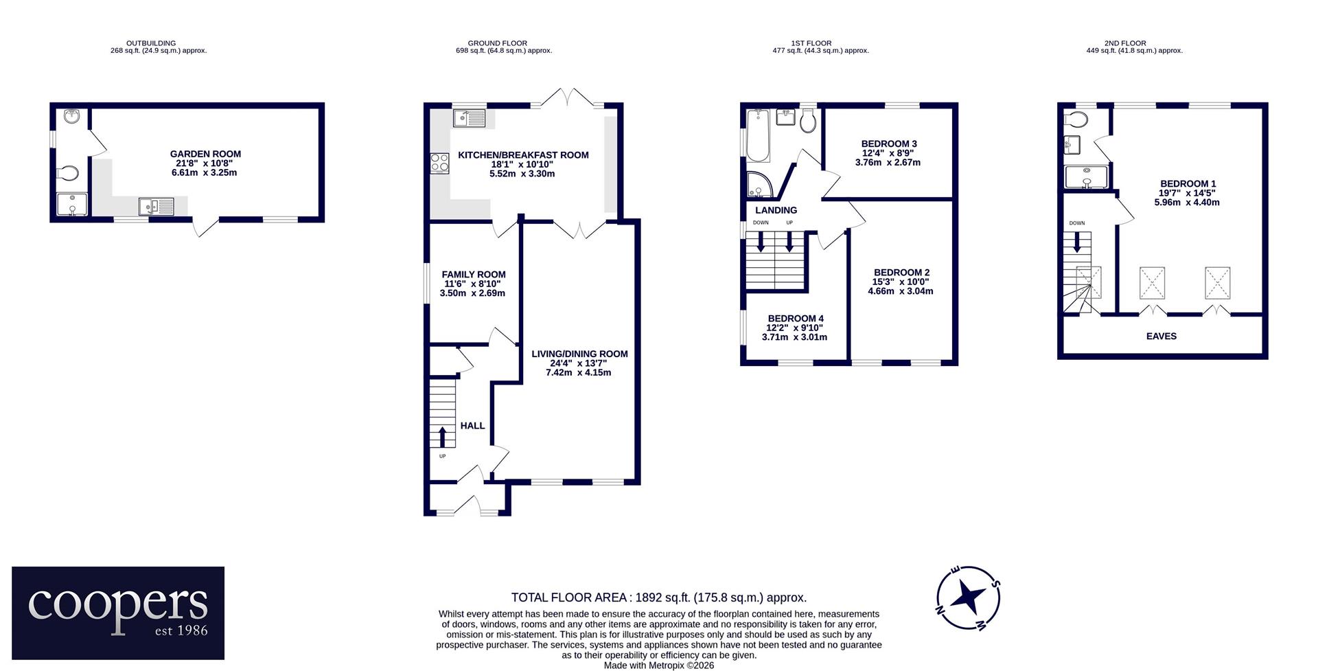 82, Central Avenue, Hayes floorplan