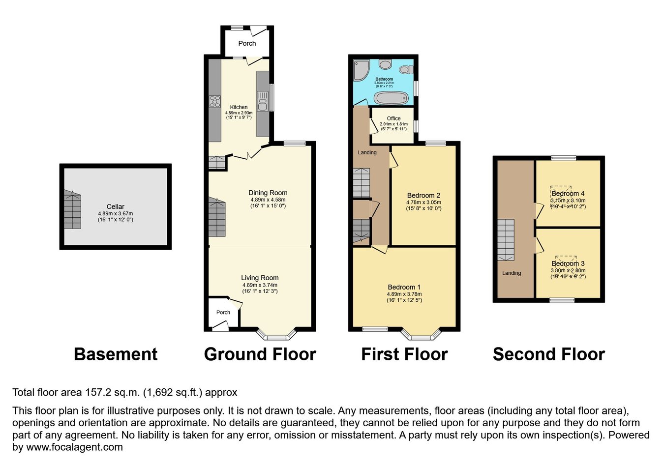 50, Blackburn Road, Accrington floorplan