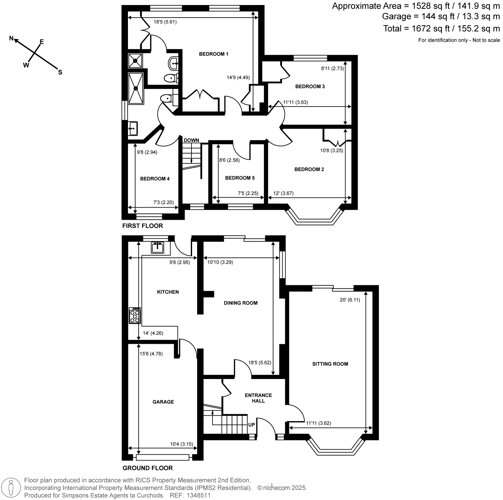 38, Kennel Lane, Fetcham floorplan
