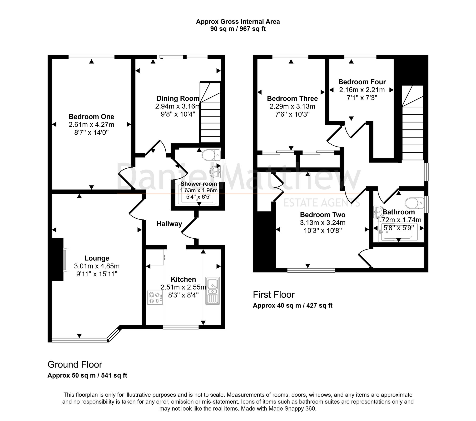 Wordsworth Avenue, Bridgend floorplan
