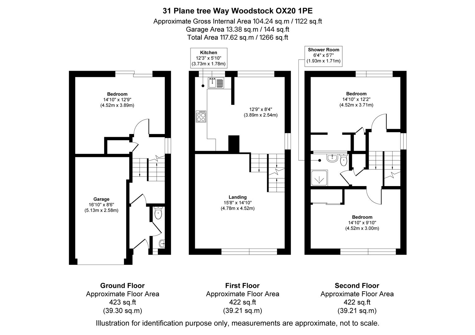31, Plane Tree Way, Woodstock floorplan