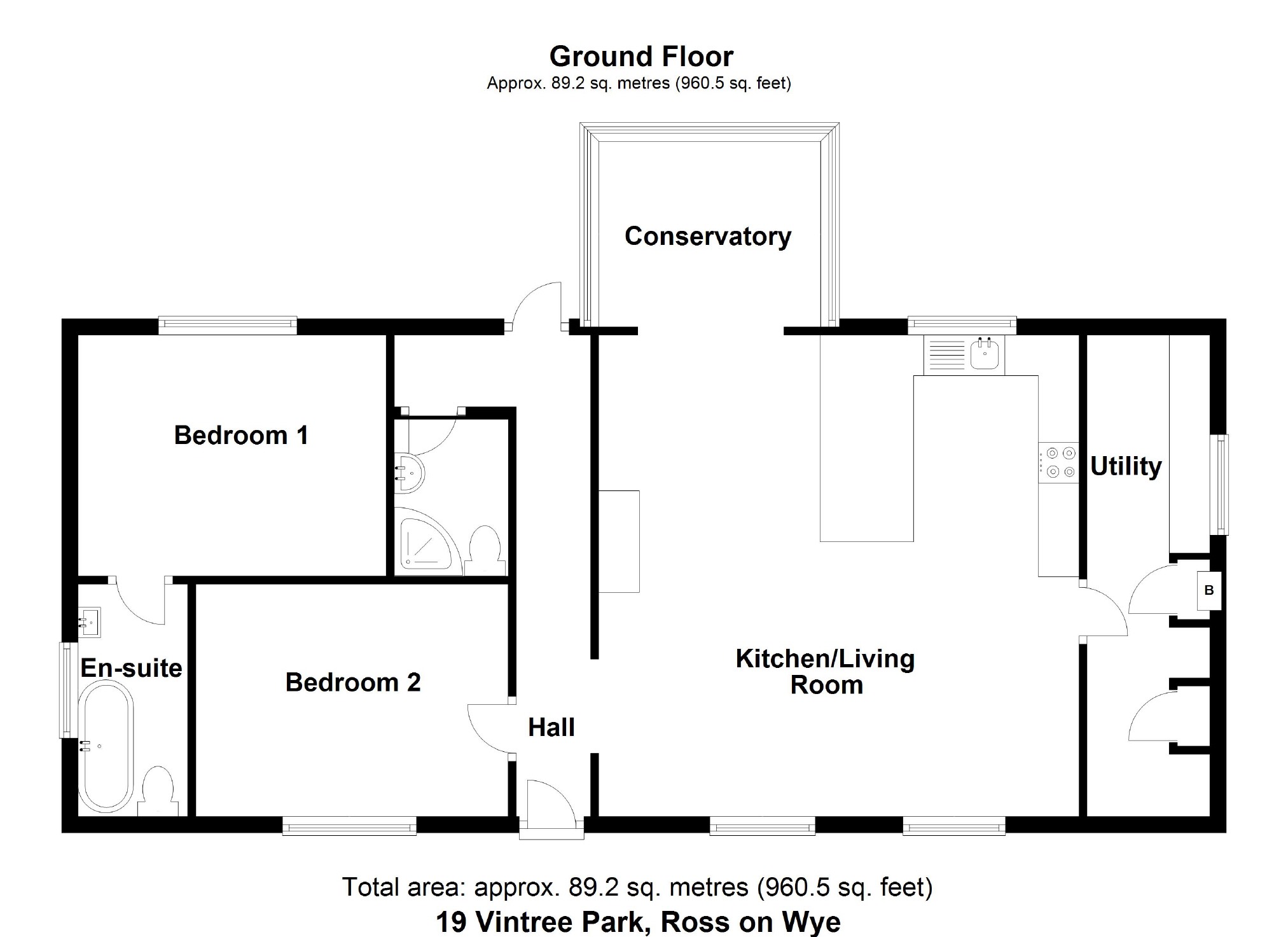 2 Bedrooms Mobile/park home for sale in Vine Tree Park, Tudorville, Ross-On-Wye HR9