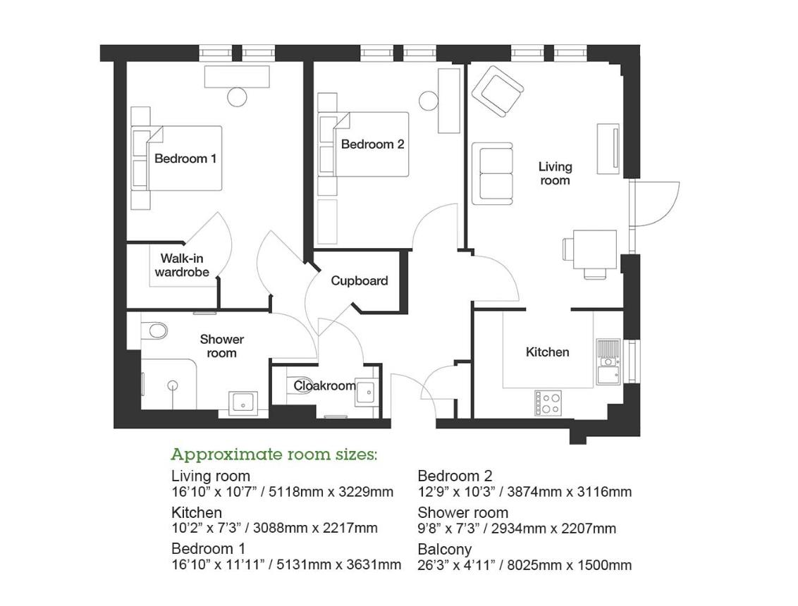 5544, Station Parade, Virginia Water floorplan