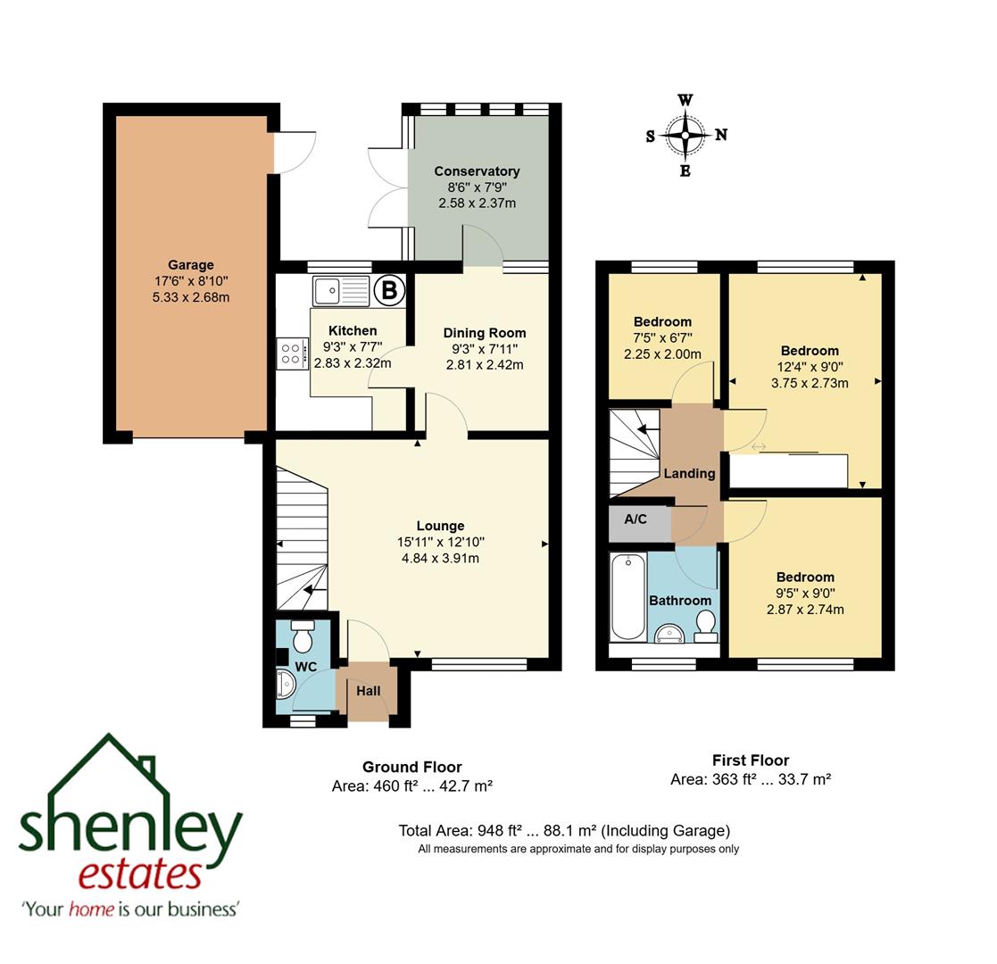 29, Hamblings Close, Shenley floorplan