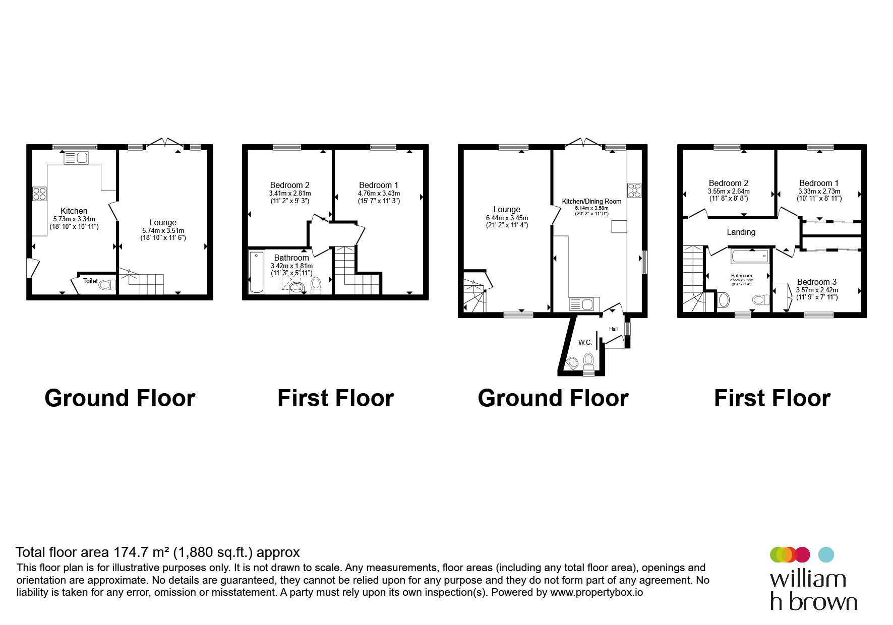 32, Long Causeway, Wakefield floorplan