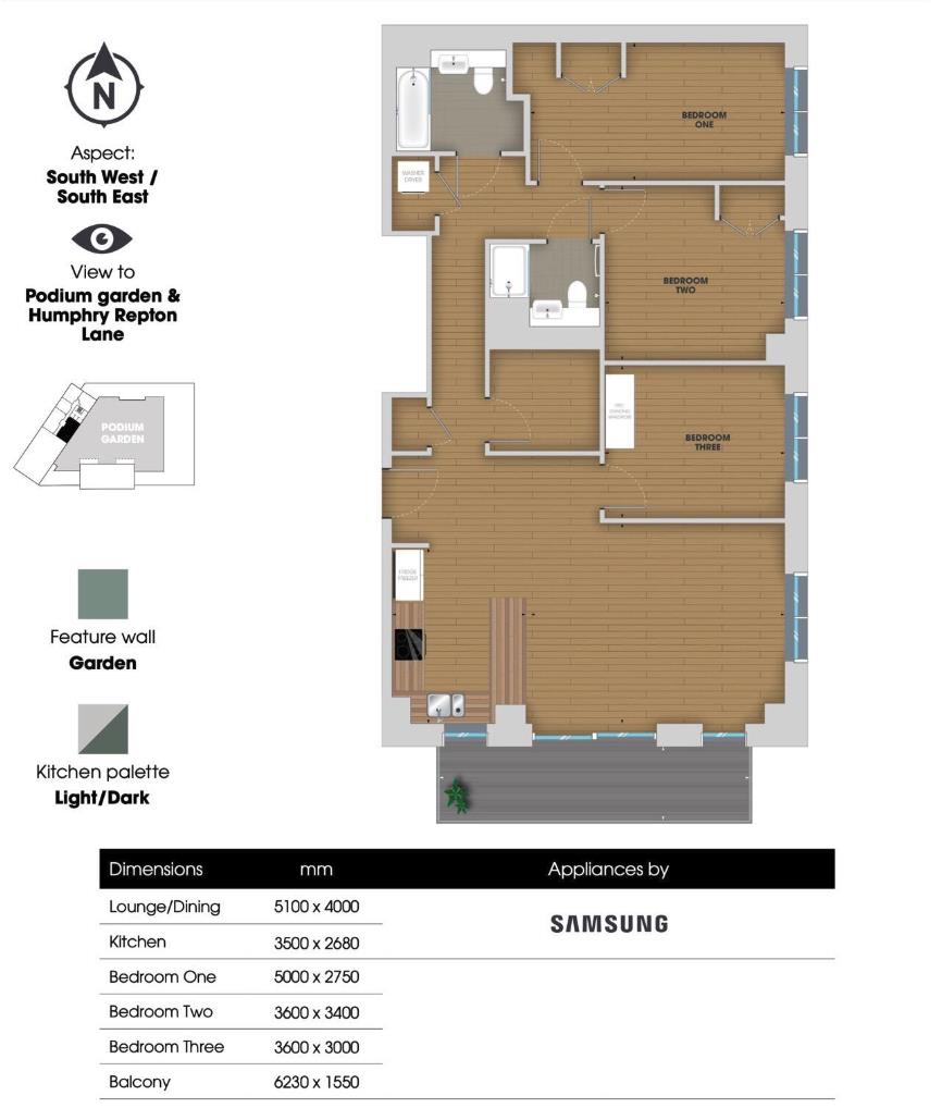 65343456, Repton Gardens, 1 Wellers Way, Wembley floorplan
