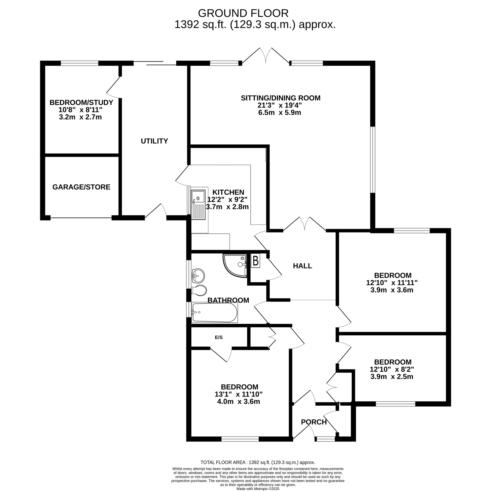 11 Compton Beeches, St. Ives, Ringwood floorplan