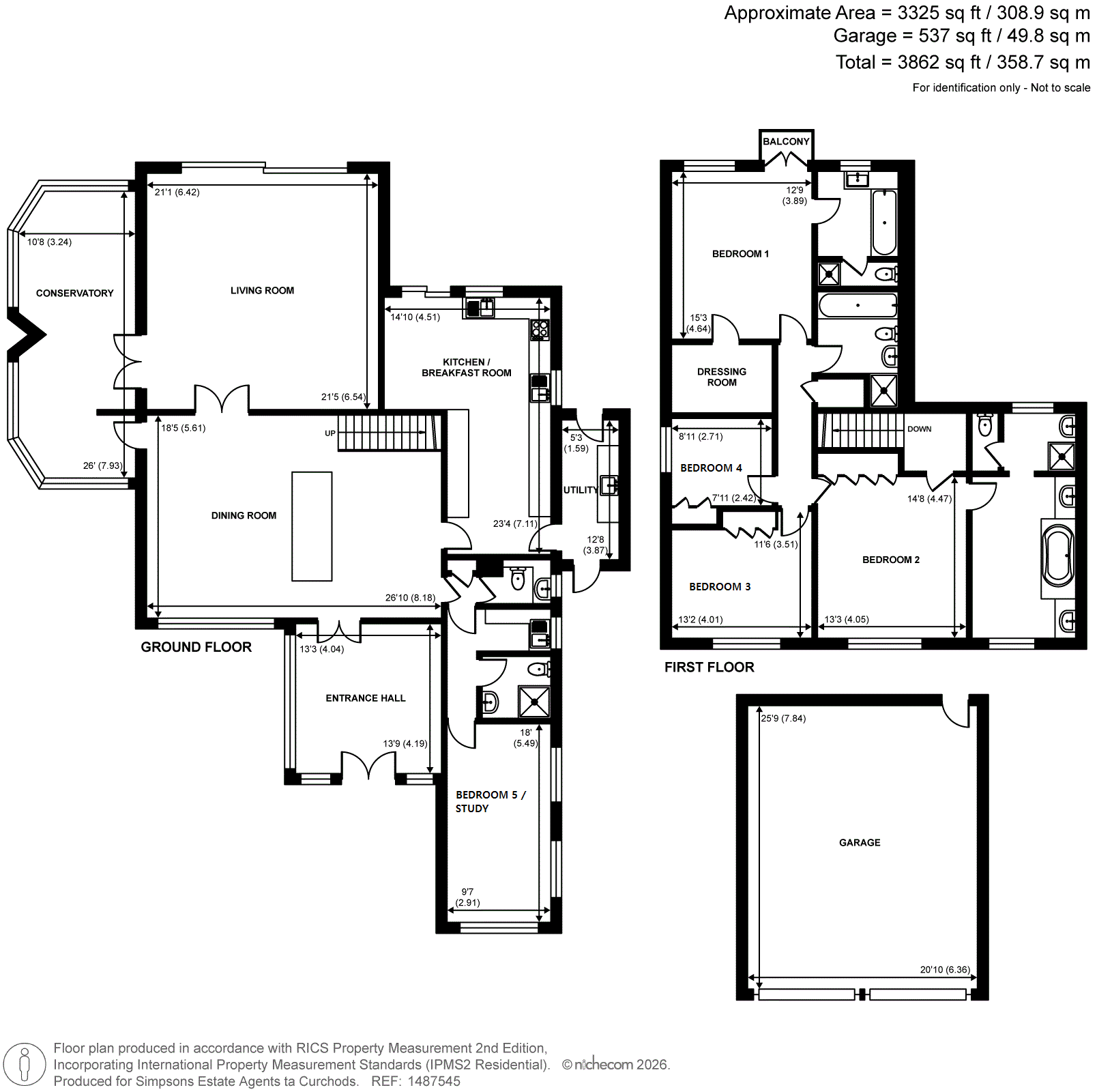 70, Burwood Road, Walton-on-Thames floorplan