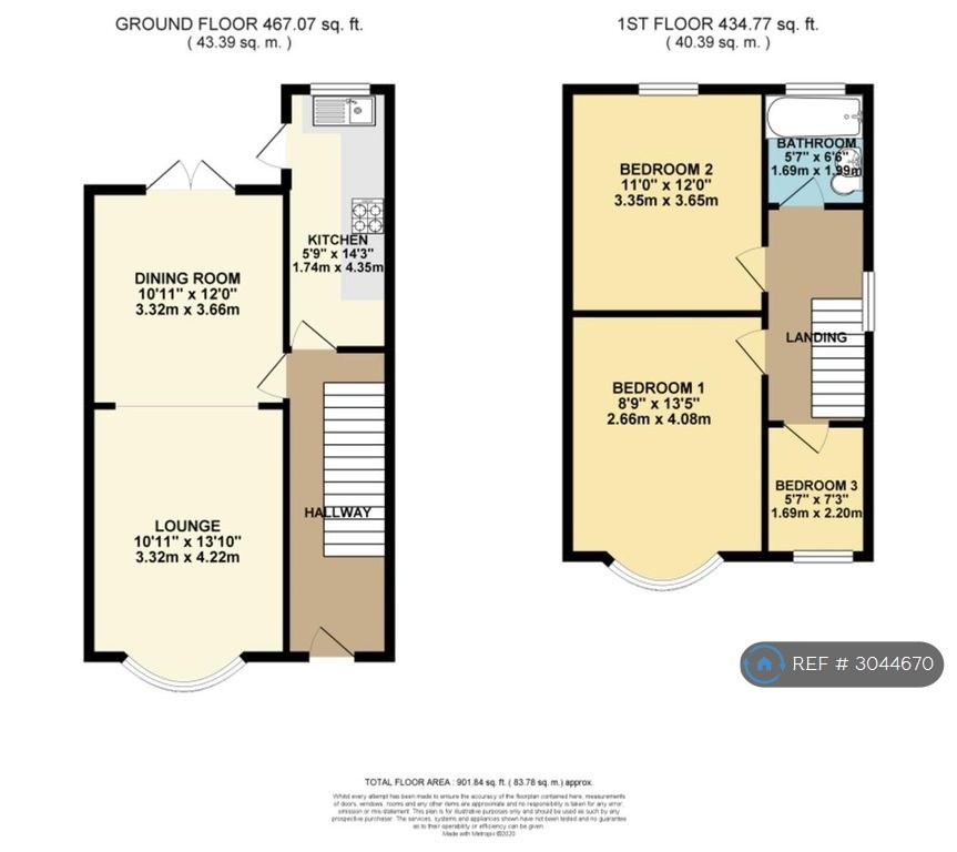 Goodyers End Lane, Bedworth floorplan