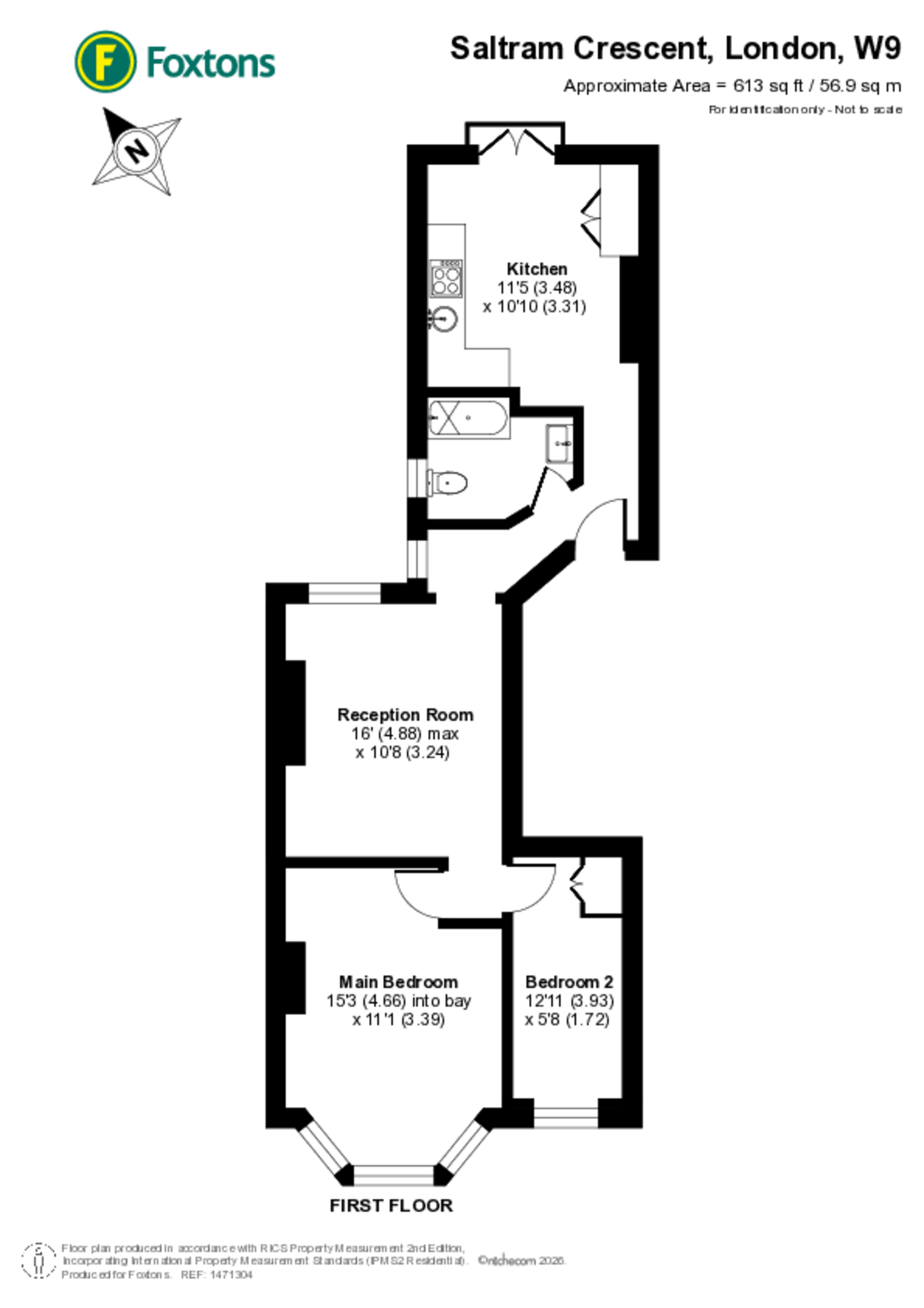 Saltram Crescent, Maida Hill floorplan