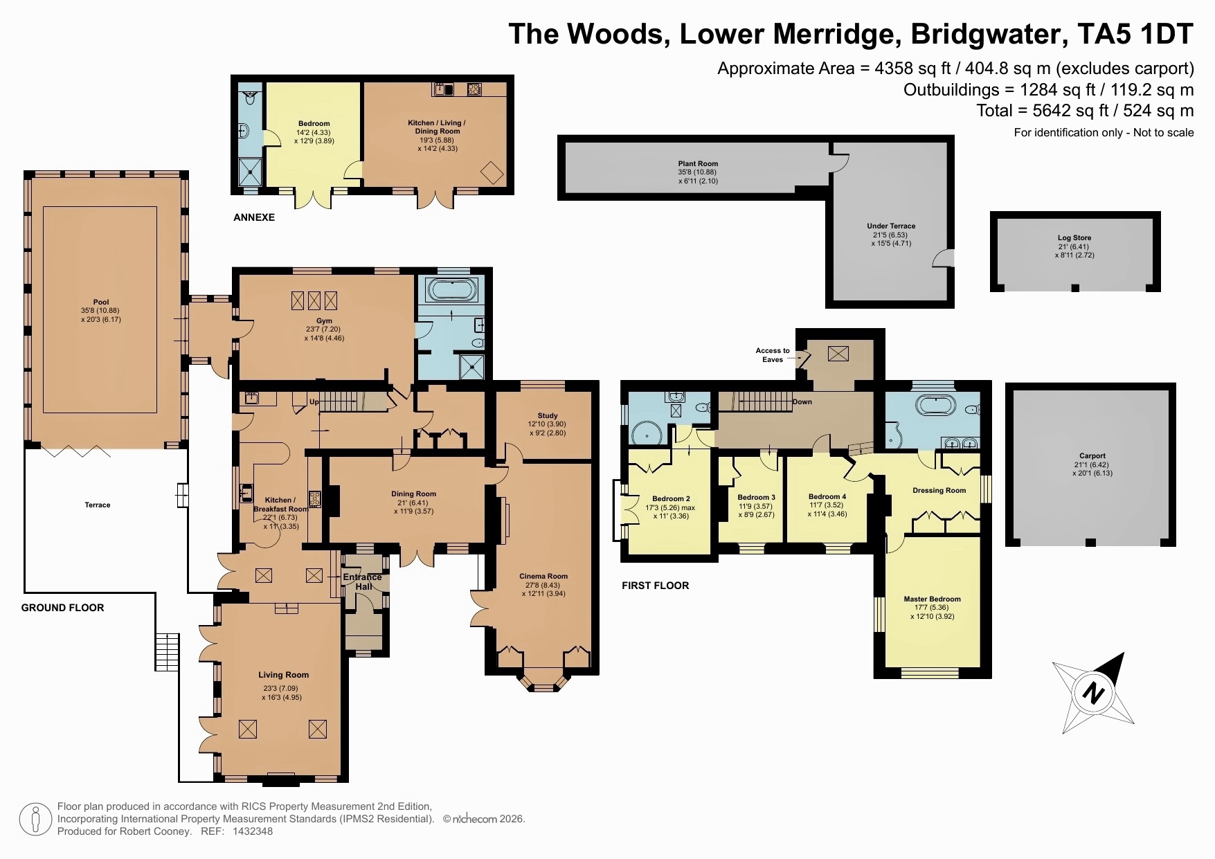The Woods Lower Merridge, Bridgwater floorplan