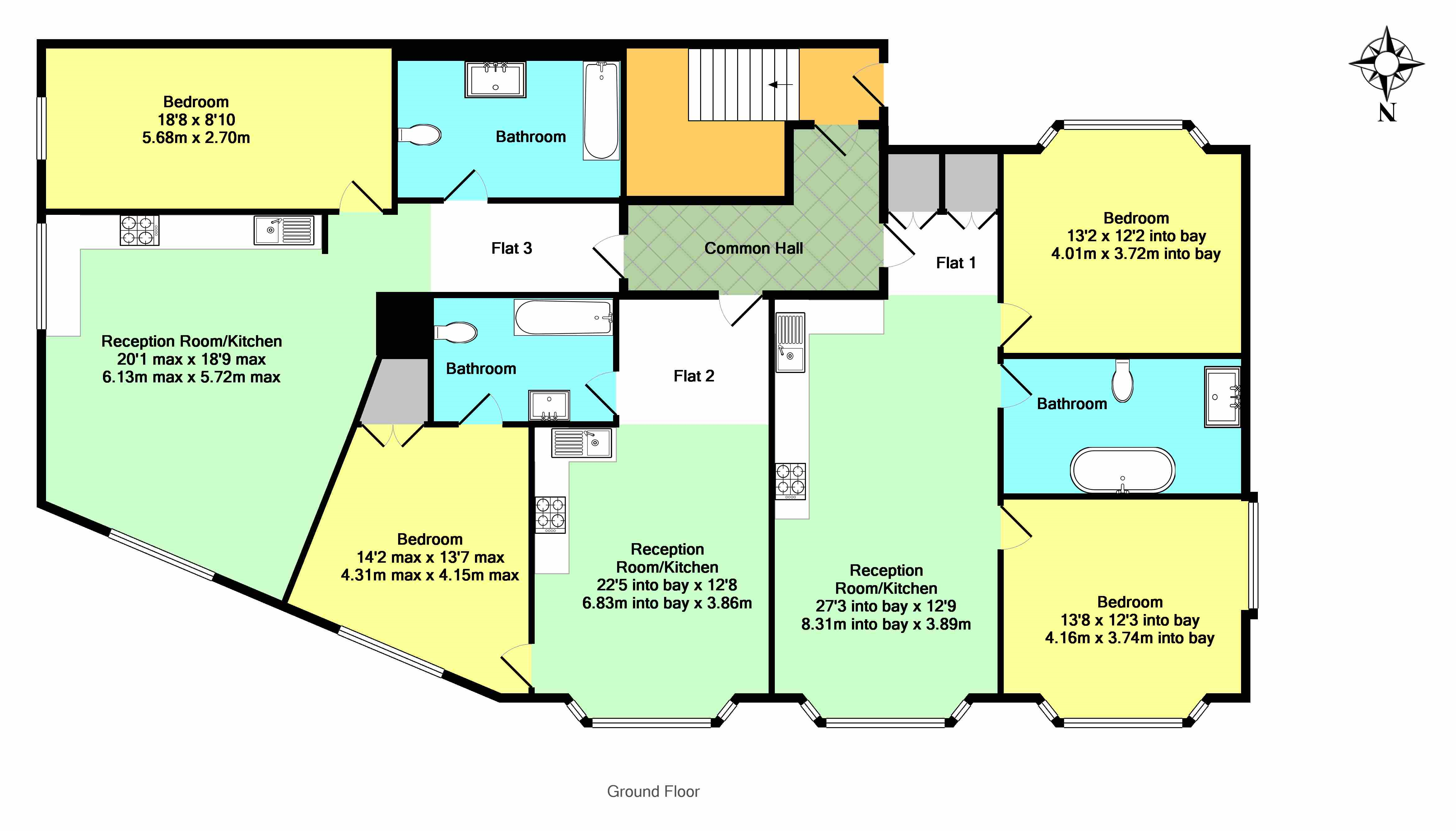 1 Bedrooms Flat to rent in North Street, Ashford TN24