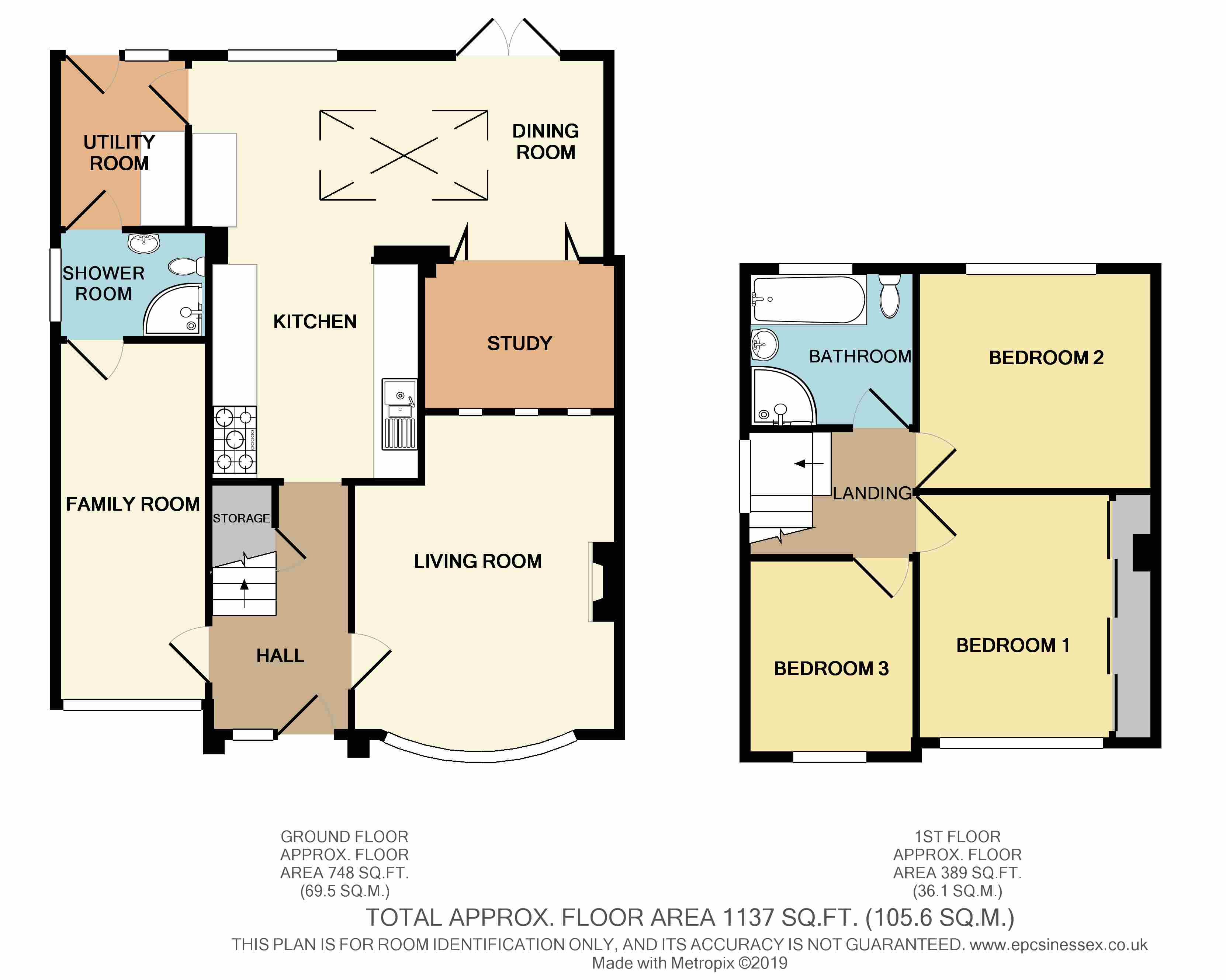 3 Bedrooms Semi-detached house for sale in Woodman Road, Warley, Brentwood, Essex CM14