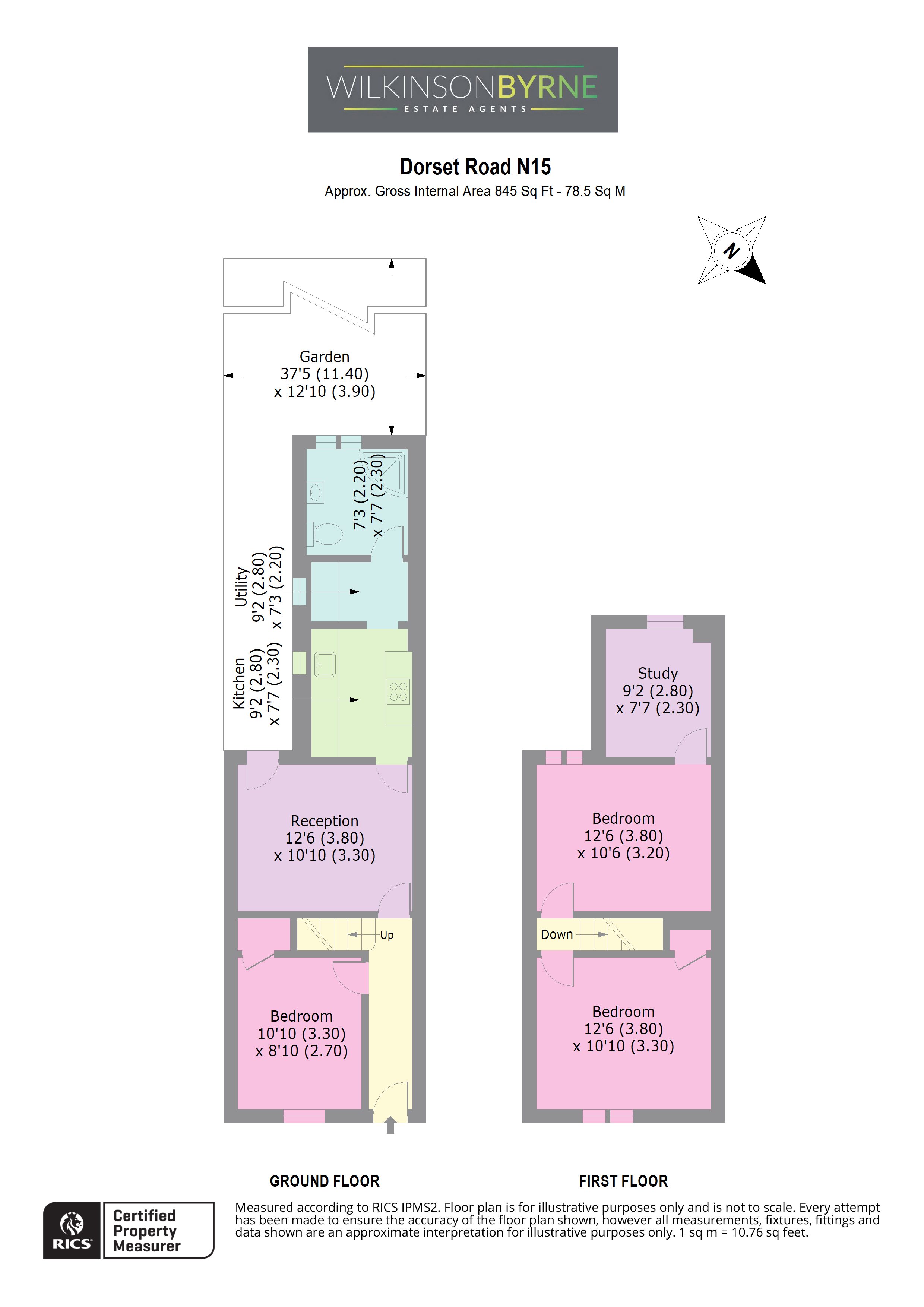 Dorset Road, London floorplan