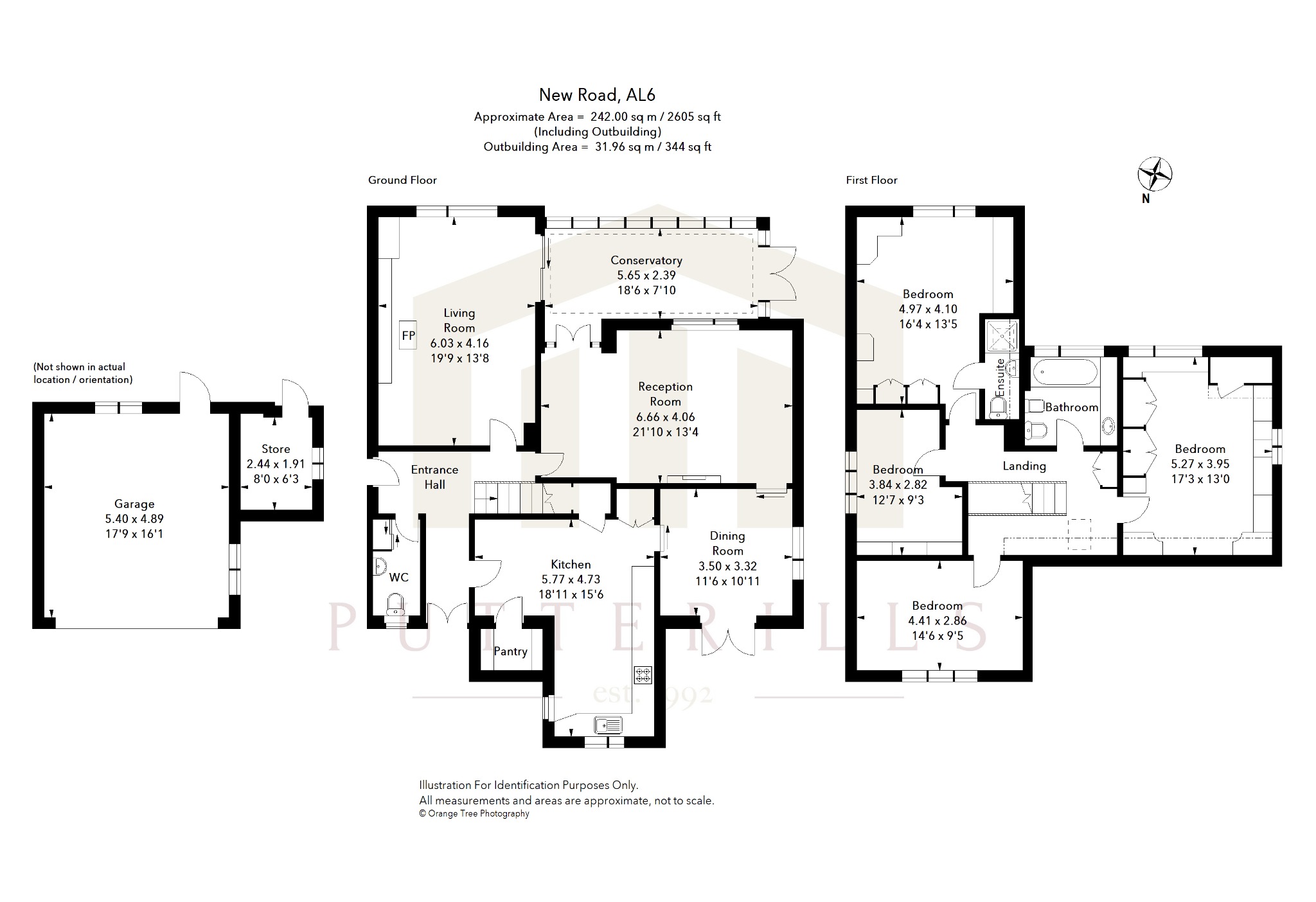 48 New Road, Welwyn, Hertfordshire floorplan