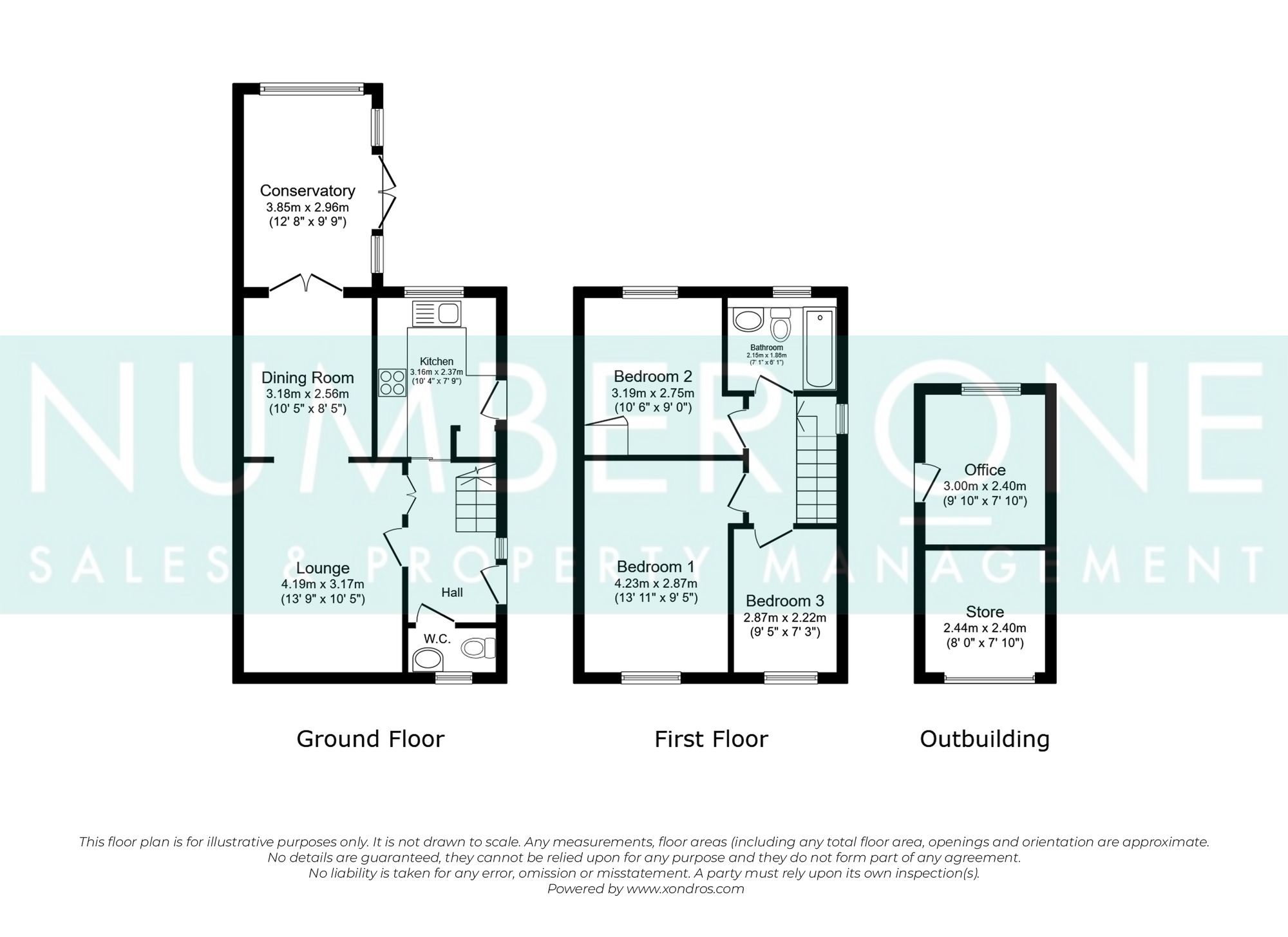 4 Roberts Close, Newport floorplan