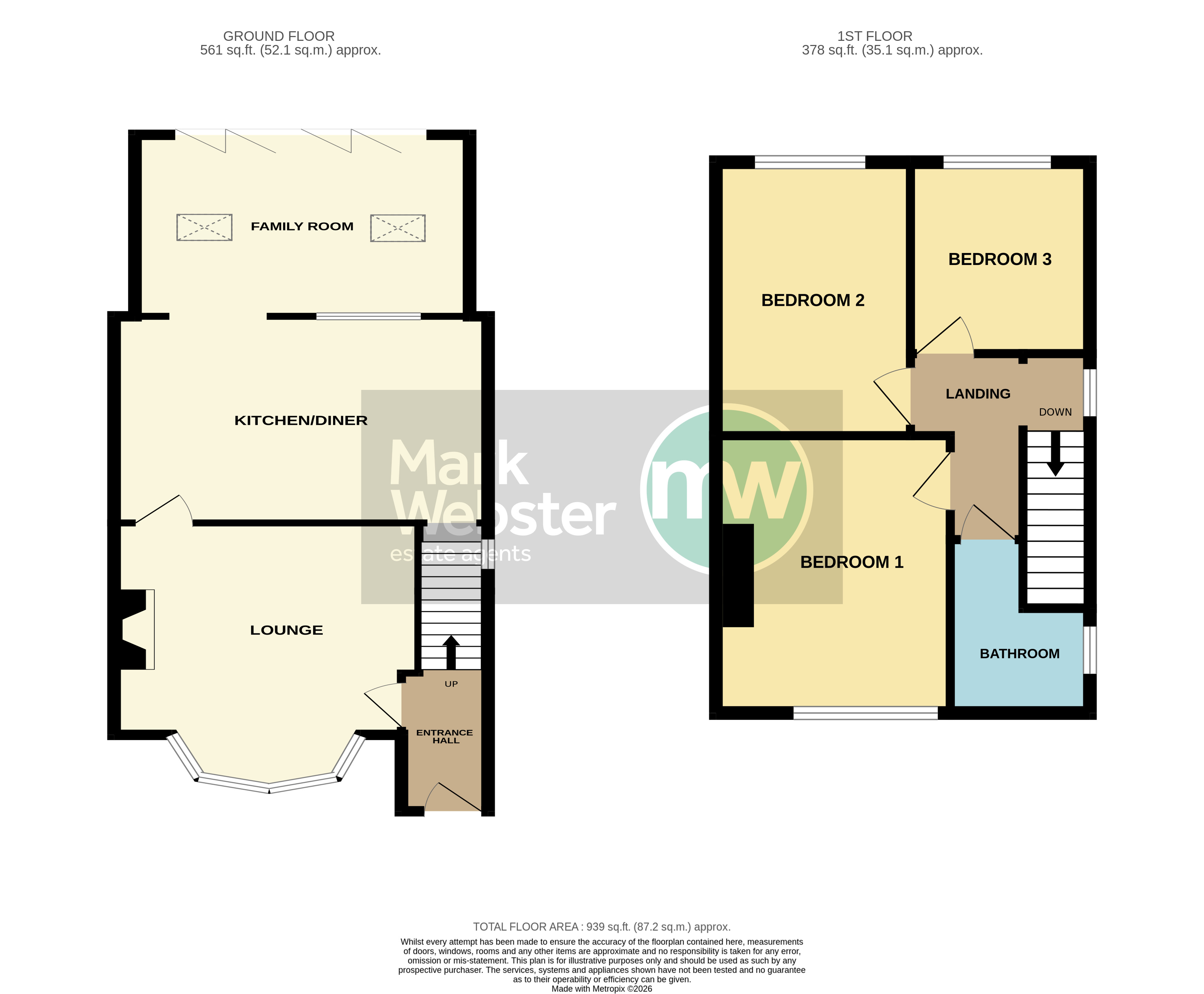 Bermar, The Riddings, Atherstone floorplan