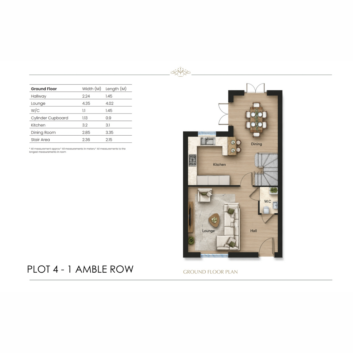 Amble Row, Milton Keynes floorplan