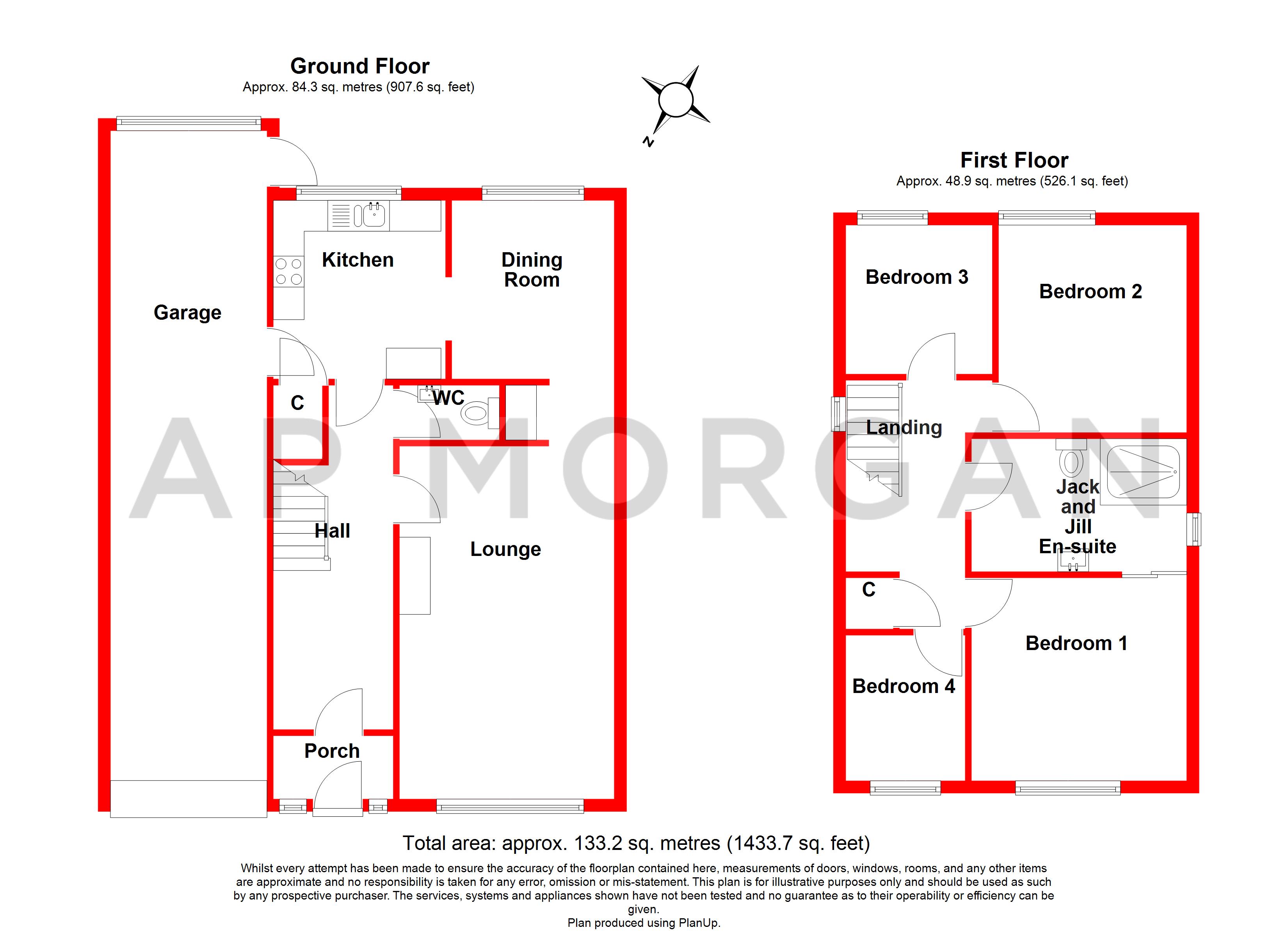 32, Moor Leasow, Birmingham floorplan