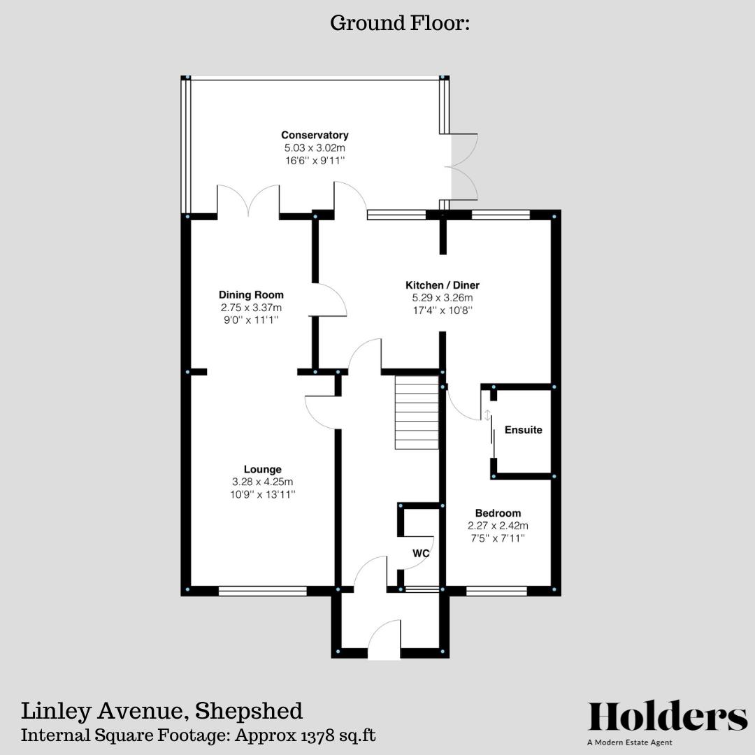 24, Linley Avenue, Loughborough floorplan