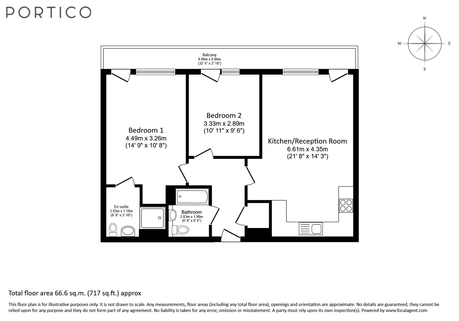 The Sphere, 1 Hallsville Road floorplan