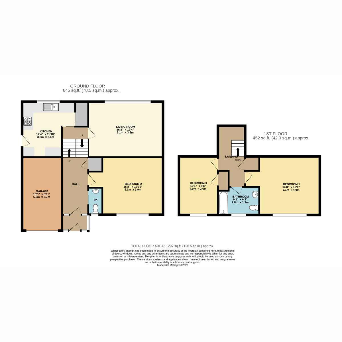 41, Aldrin Road, Exeter floorplan