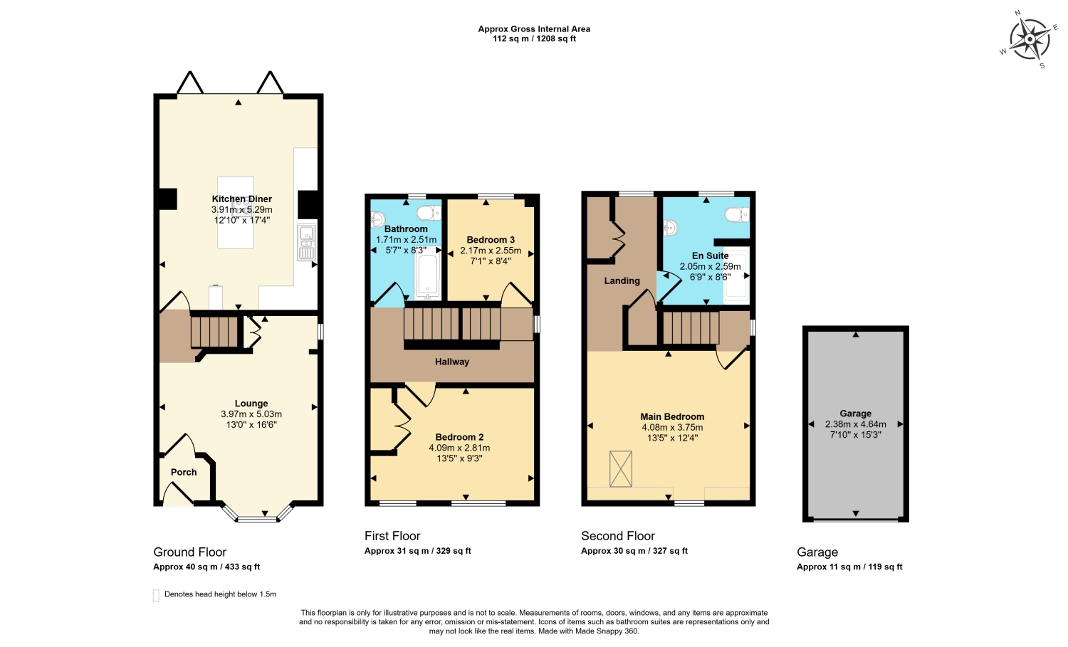 21, Grangers Place, Witney floorplan
