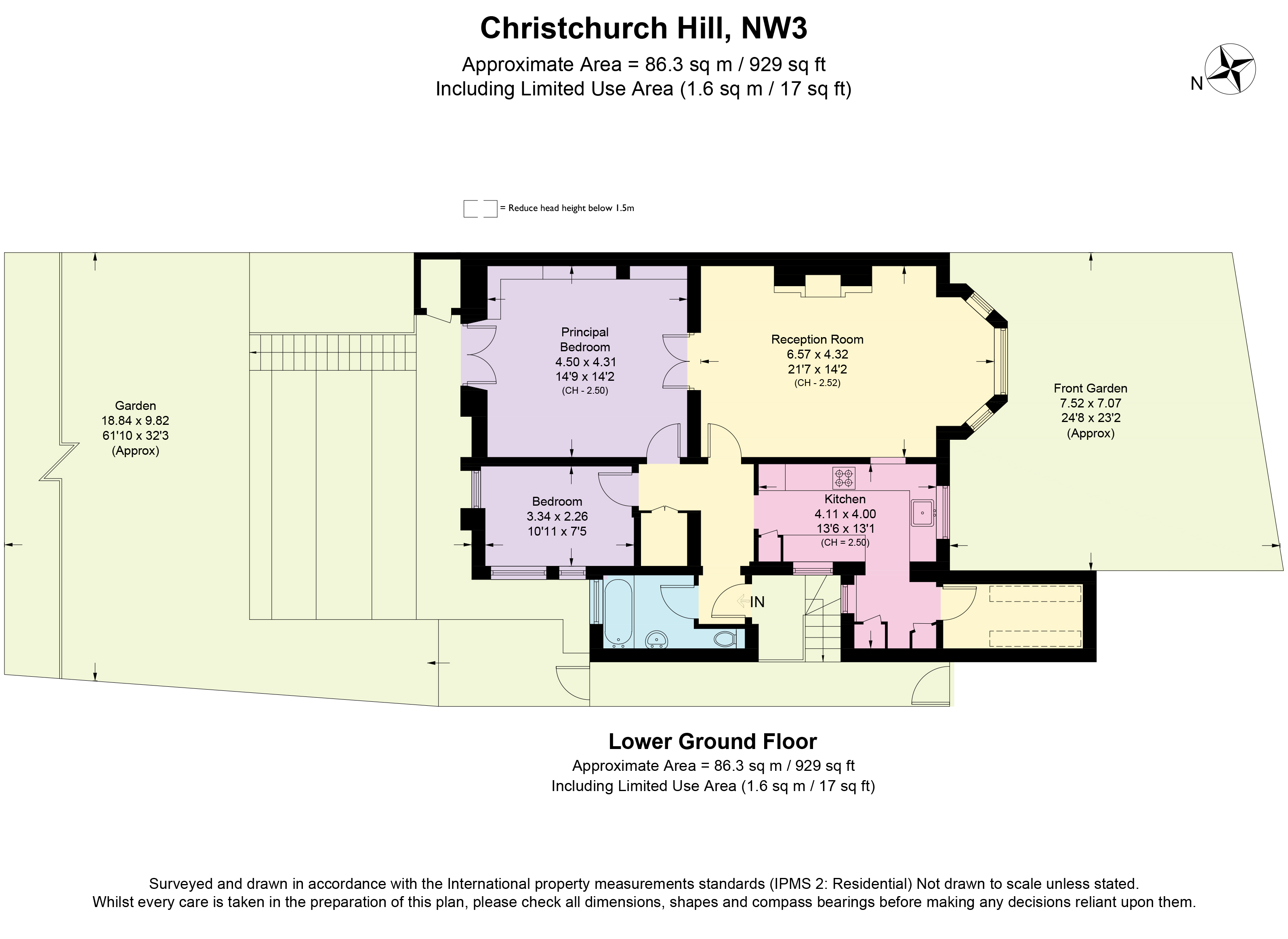 Christchurch Hill, Hampstead, London NW3, 2 bedroom flat for sale