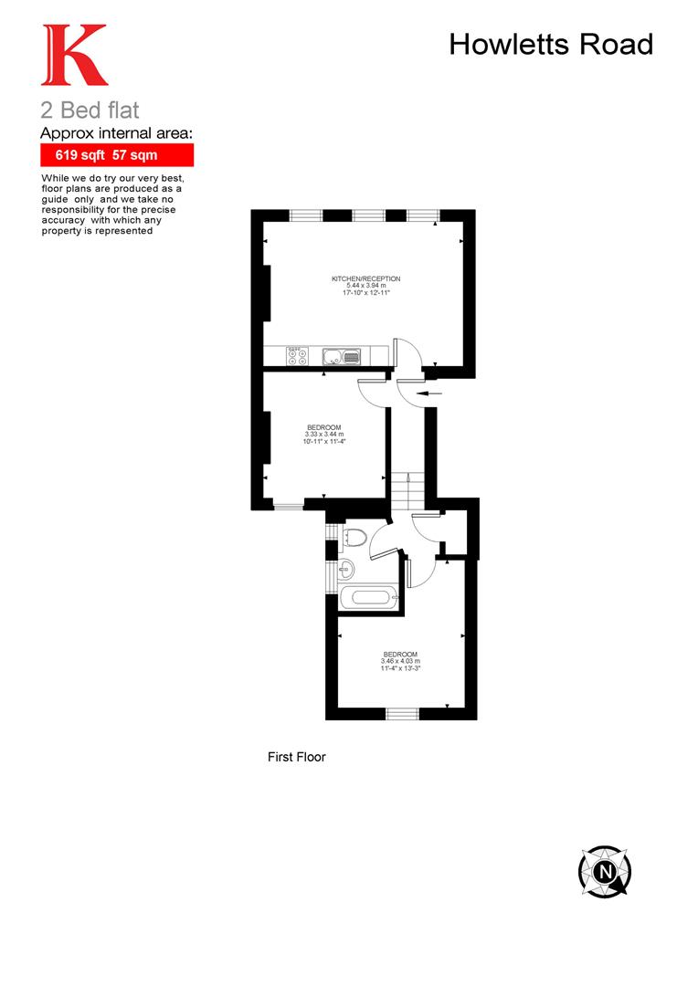 1 Howletts Road, Herne Hill floorplan