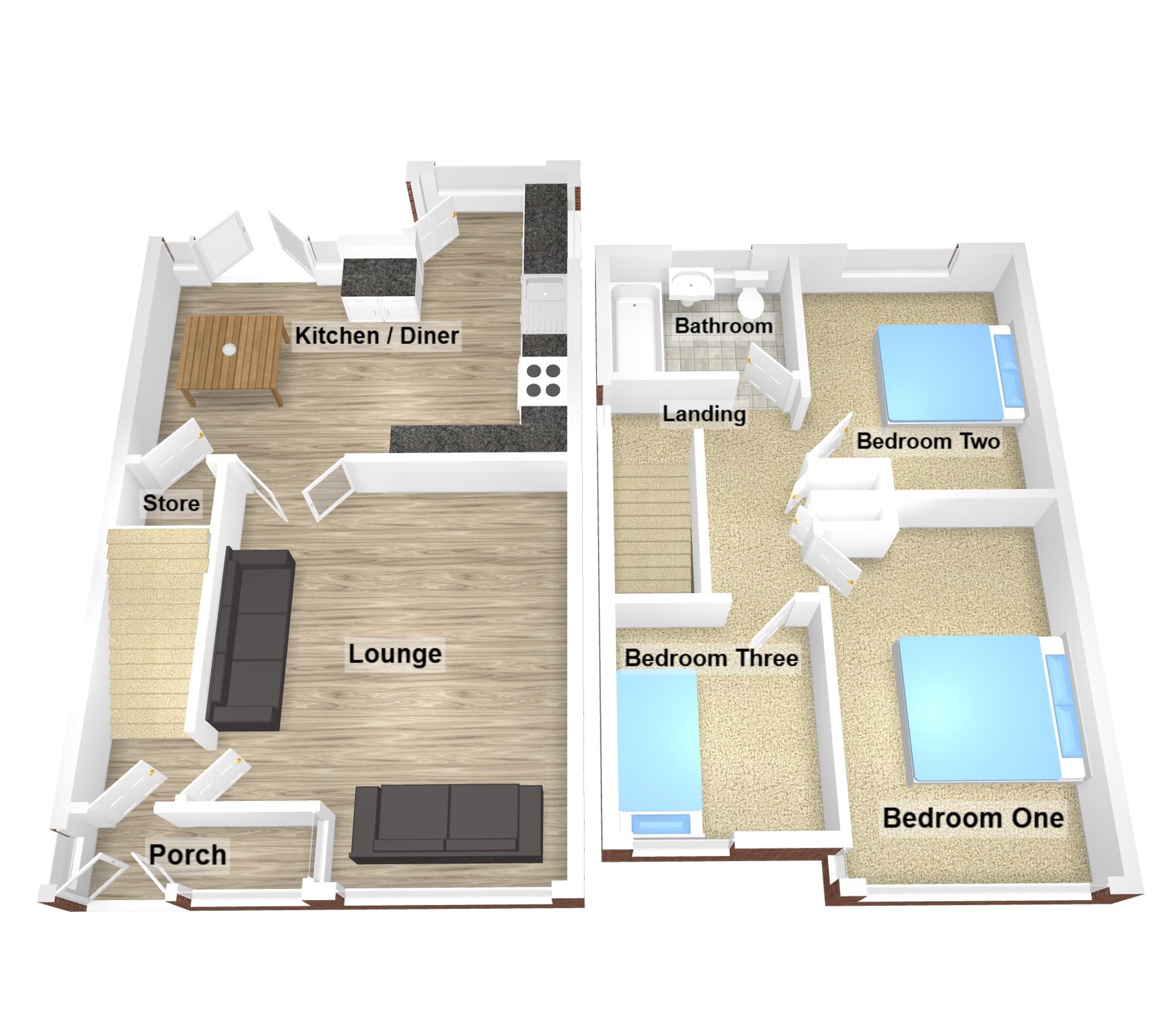 50 Lawefield Crescent, Manchester floorplan