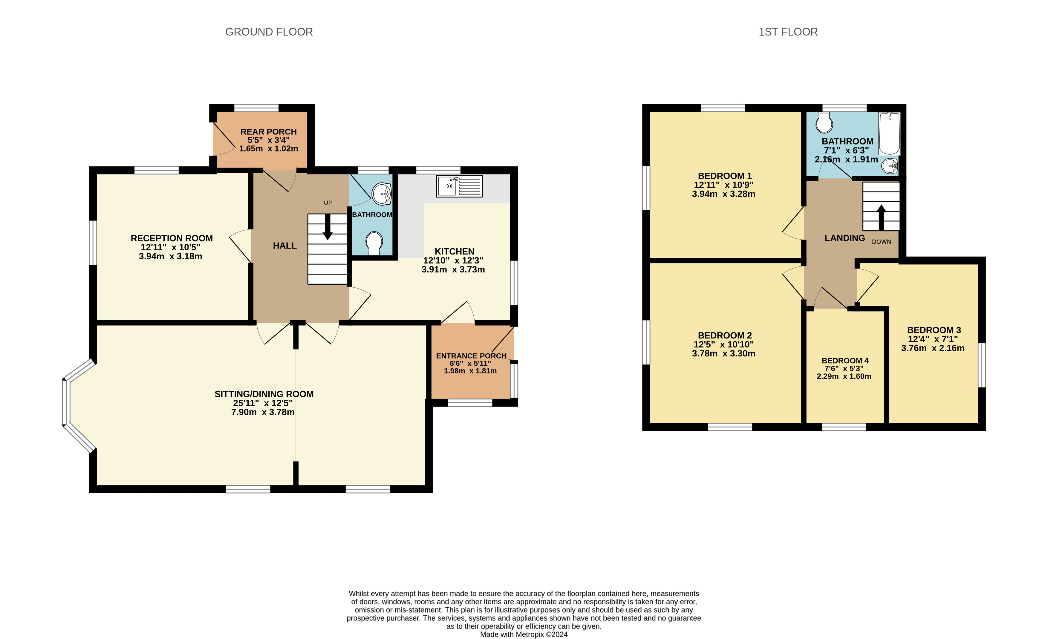 Chilworth House,, Woolacombe Station Road, Devon floorplan